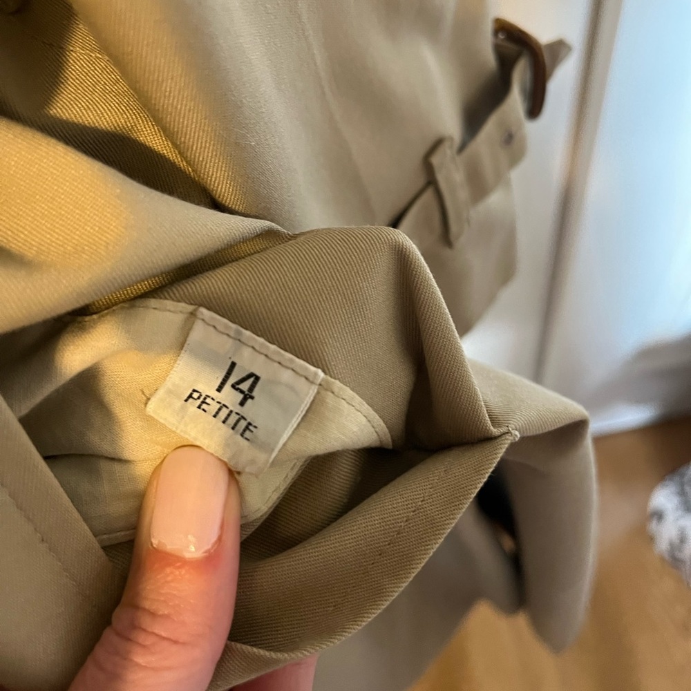 Vintage Burberry Removable Wool Lined Trench Coat - Picture 15 of 16